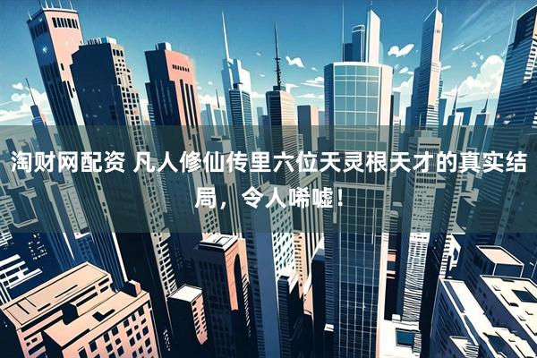 淘财网配资 凡人修仙传里六位天灵根天才的真实结局，令人唏嘘！