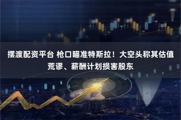 摆渡配资平台 枪口瞄准特斯拉！大空头称其估值荒谬、薪酬计划损害股东